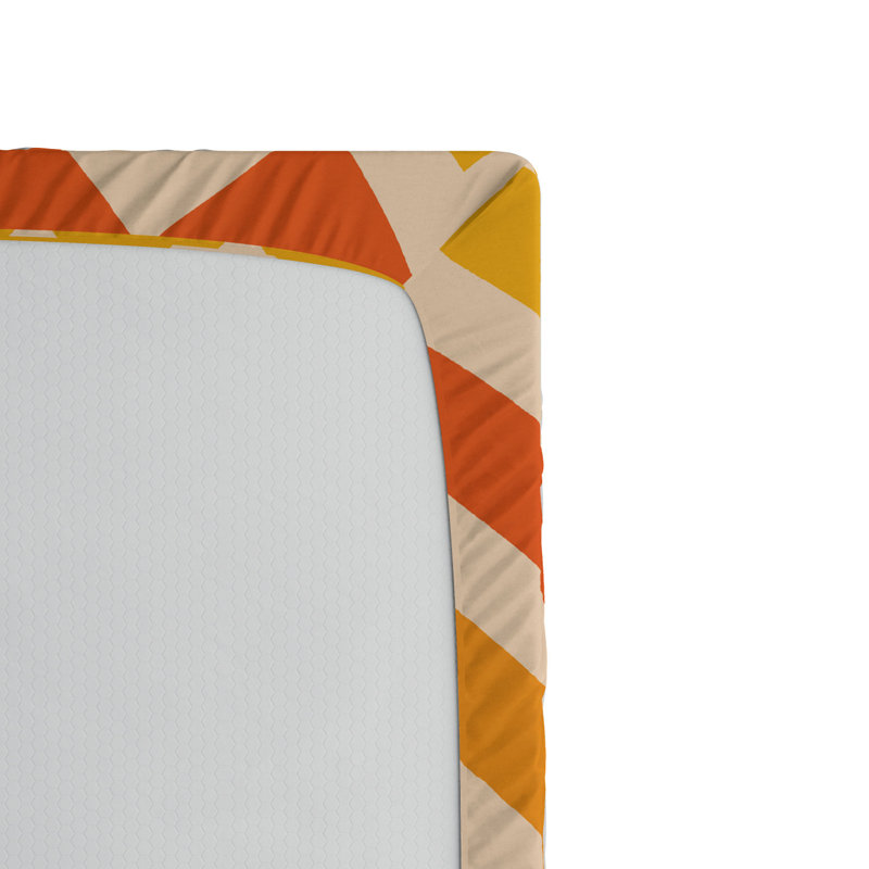 Microfiber Chevron Fitted Sheet, Full Fitted Sheet