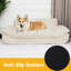 Lit pour chien de 40,2 po de largeur, canapé de compression pour chien avec coussin antidérapant, aucun assemblage requis-15549017