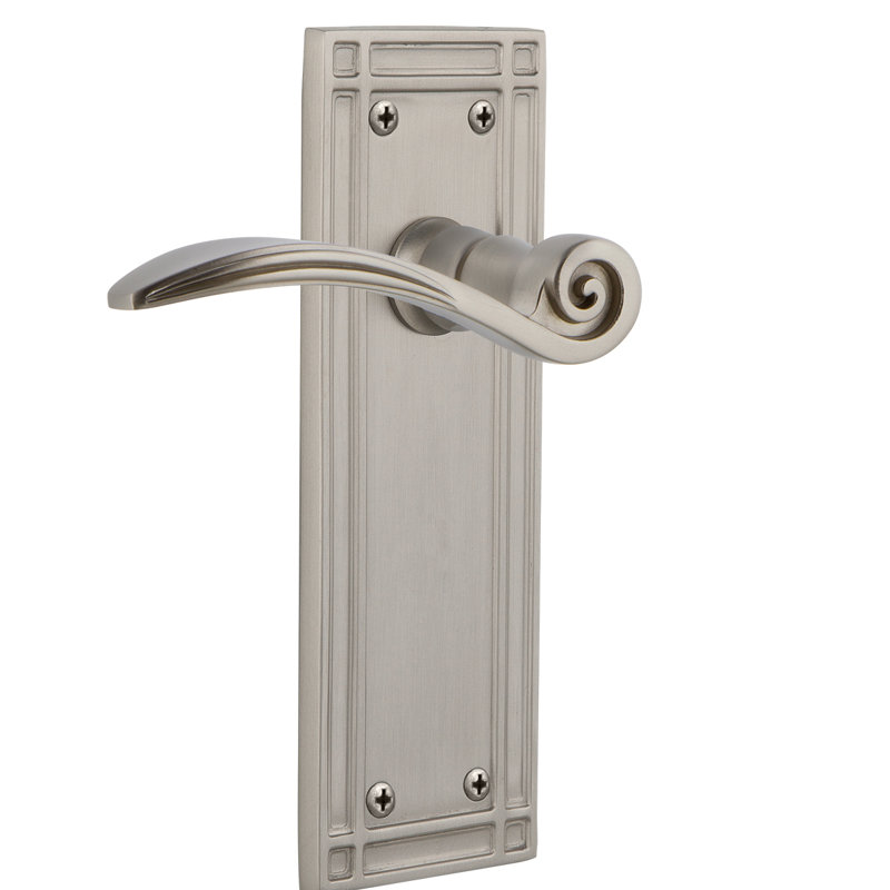 Mission Mission Passage (couloir et garde-robe) avec levier Swan, 2-3/4", Nickel satiné