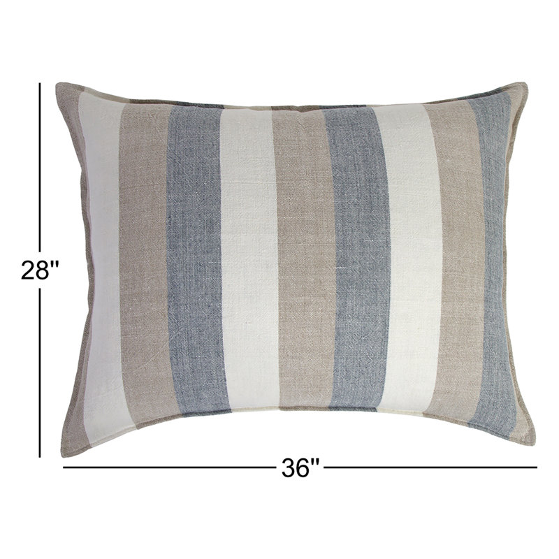Monterey Linen Pillow Cover & Insert, 28" x 36", Rectangular