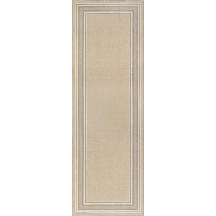 Avigail Beige Non-Slip Area Rug