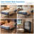 31" Portable Rollaway Bed With 5 Inch Memory Foam Mattress for Guest Use-187446621