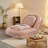 Foldable Lazy Sofa Couch (Pink)-386087304
