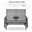 Banc en métal pour l'extérieur