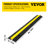 Cable Protector Ramp, 4 Packs 1 Channel Speed Bump Hump, Heavy Duty Rubber