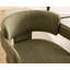 Fauteuil de salle à manger rembourré moderne avec dossier de 19 po de hauteur H 19 po-518949208