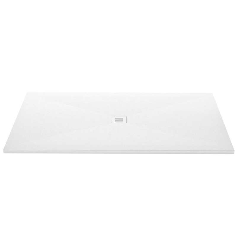 Base de douche l 72 po x P 42 po Feel, Ardoise blanche