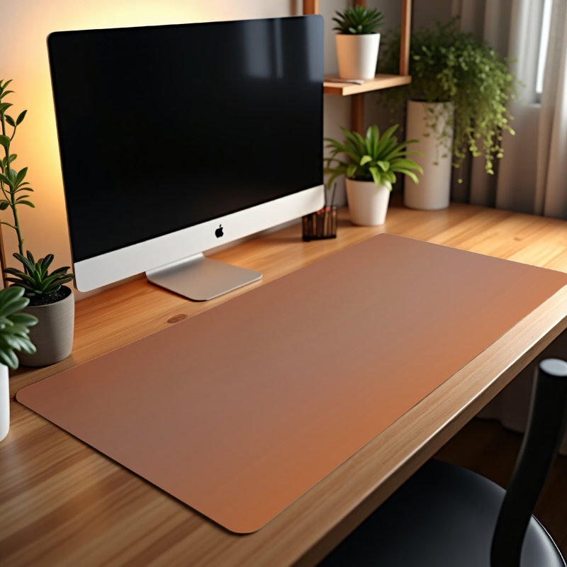 Polyester Desk Pad, 31.5x15.5