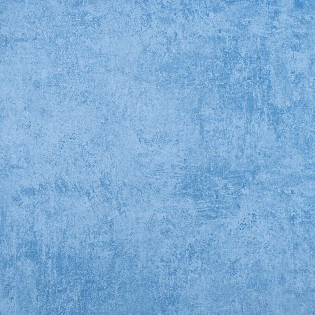 Sophie Laurence Distressed Plain Marble Effect Blue Metallic Sheen Wallpaper - Image 4