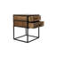 Annebeth 40cm W Metal Bedside Table