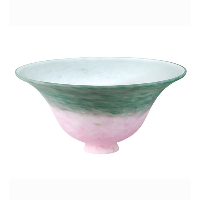 Bell Lamp Shade, Pink/Green