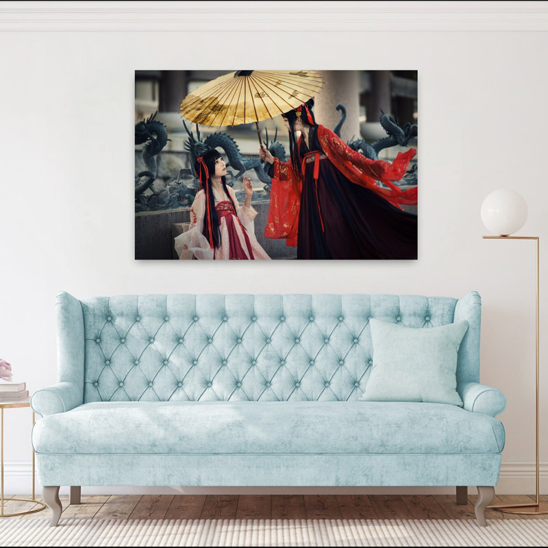 Dashiell Contemporary Art Traditional Portrait Wall Art 1 Piece Wrapped Canvas Wall Art, 152.4 cm H x 101.6 cm W