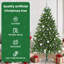 5.91' H Lighted Artificial Christmas Tree
