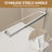 56"-60" W X 72" H Aluminum Frame Double Sliding Shower Door With 1/4" (6Mm) Nano-Coated Clear Tempered Glass And Dual Stainless Steel Handles