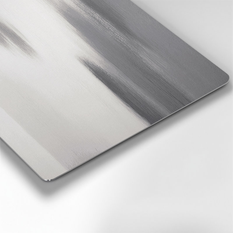 Minimalisme 20, art mural en métal brun, H 11 po x l 14 po