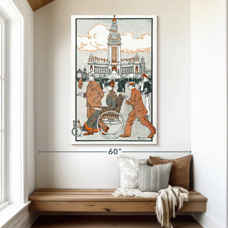 Exposition panaméricaine de Lelar Collier, H 51 po x l 34 po