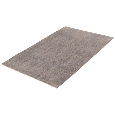 Nathanil One-of-a-Kind 4'7" X 7'8" 2000s Wool Area Rug in Gray