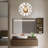 Owl Dreamcatcher Wall Clock Art - 24‘’ Modern Glass Wall Clock