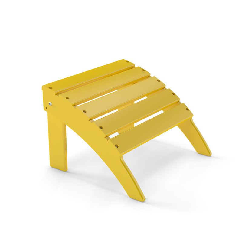 Repose-pieds d'extérieur Anayelly, Jaune