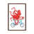 Classic Brown Wood Floater Framed