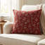 Fleurs de cerisier de jardin Plutus imprimées sur un polyester d'aspect lin. Coussin Luxury-62524216-62524211