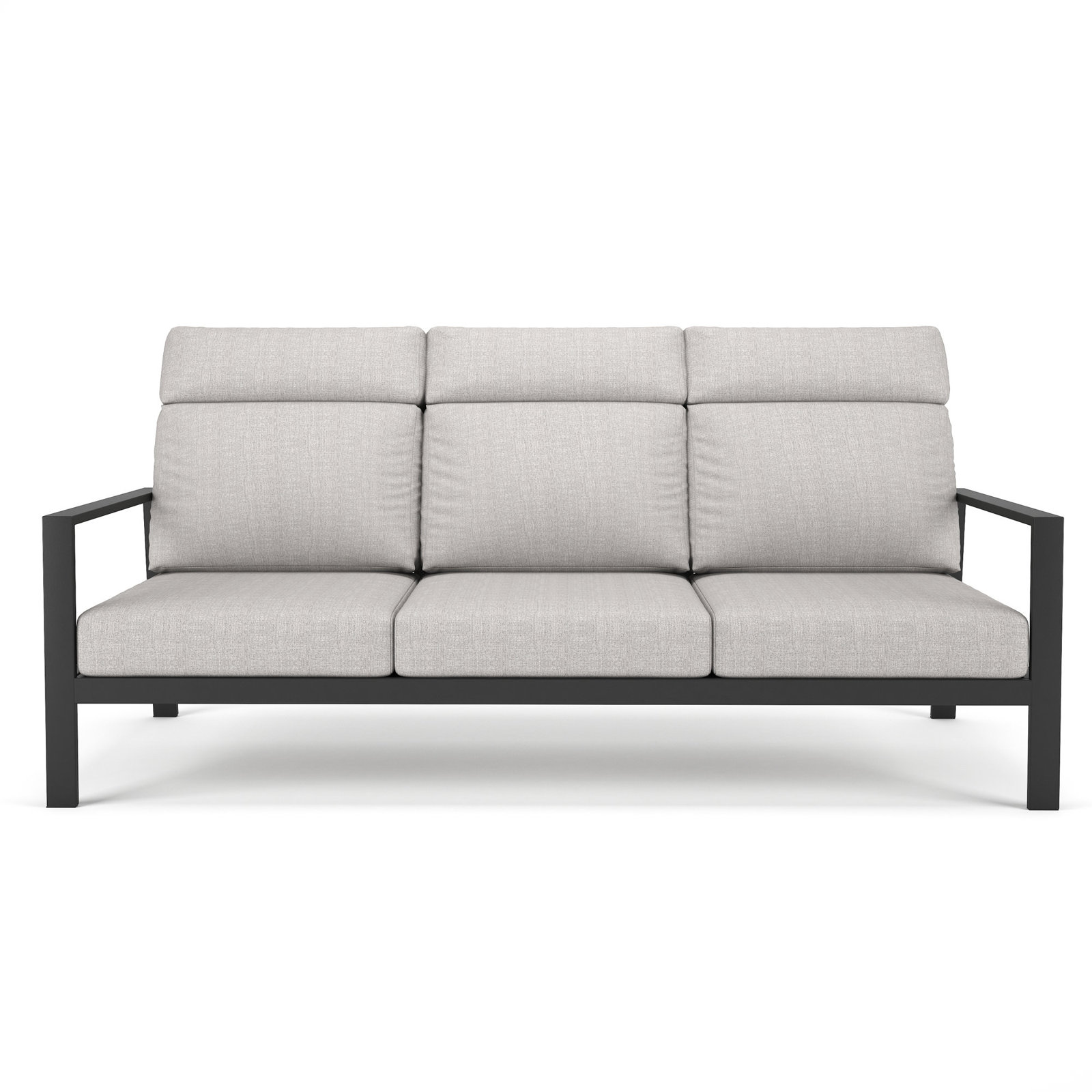 Townsend 80" Sunbrella® Patio Sofa, Canvas Granite, None, No
