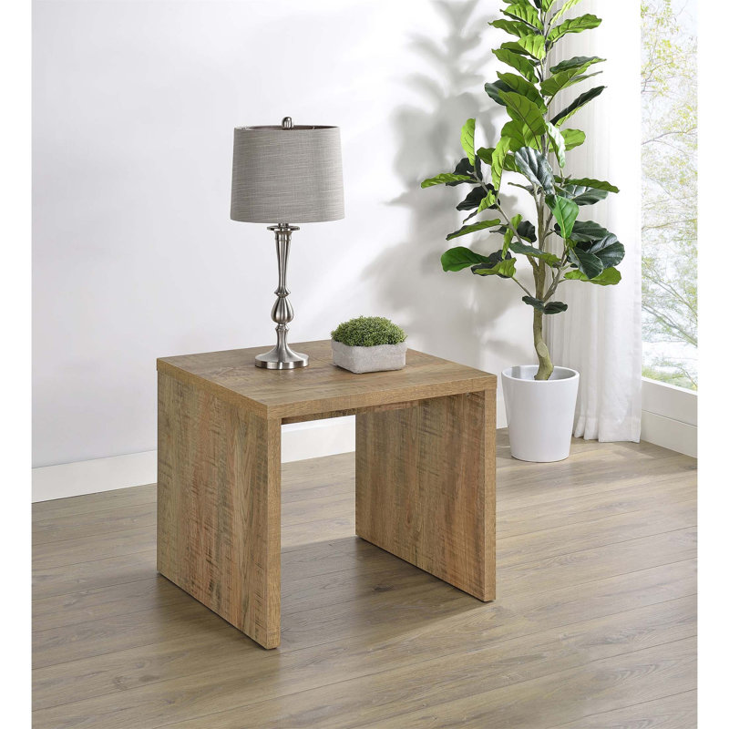 Table de bout d'appoint sophistiquée Mango Accent avec structure moderne en forme de U et fabrication durable pour un intérieur raffiné