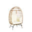 Fauteuil à œufs surdimensionné pour l'extérieur avec siège - chlore pour patio-2099618409