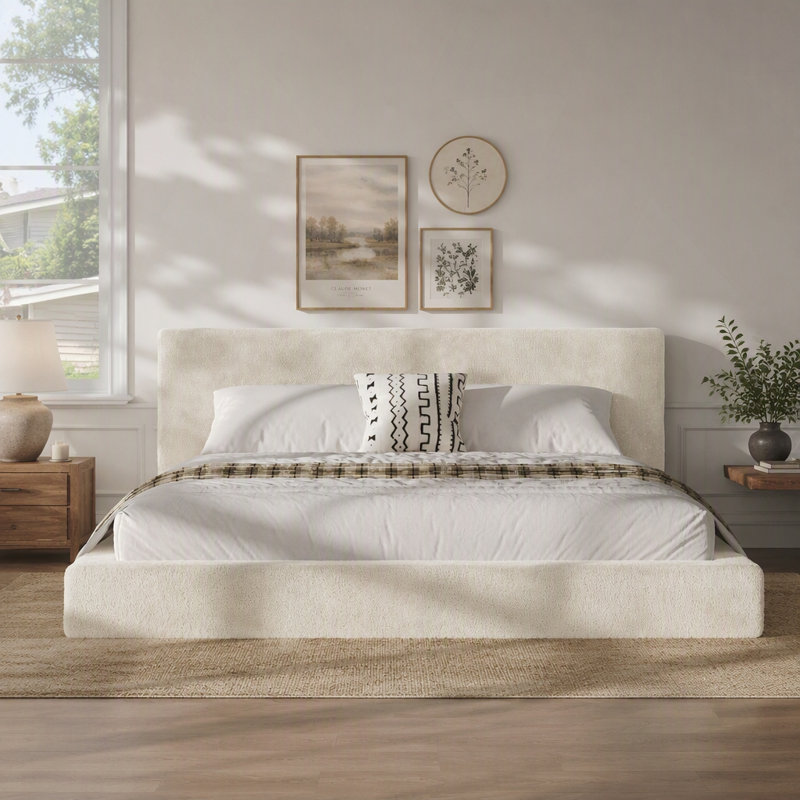 Contour de lit Cloud avec coussin moelleux, King