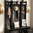 All-in-One Hall Tree 58.8'' W with Bench, 7 Hooks, Shoe Storage-1288314294