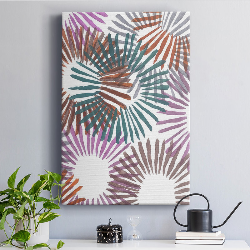 Starburst II Framed On Canvas Print, 18" H x 12" W