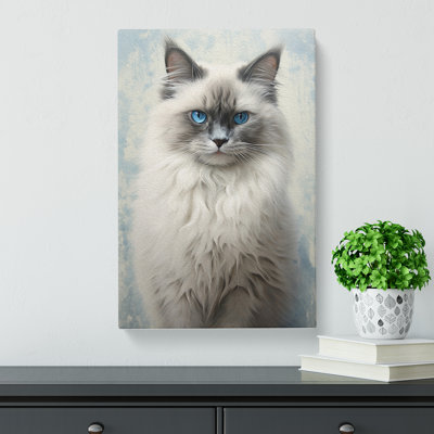 Ragdoll Cat Hard Edge No.2 - No Frame Print