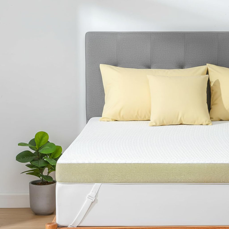 3-Inch Cooling Gel Memory Foam Mattress Topper For Twin Size Bed, Removable Soft Cover, Certipur-US & Oeko-TEX Certified, Ideal For Sofa, RV, And Camping
