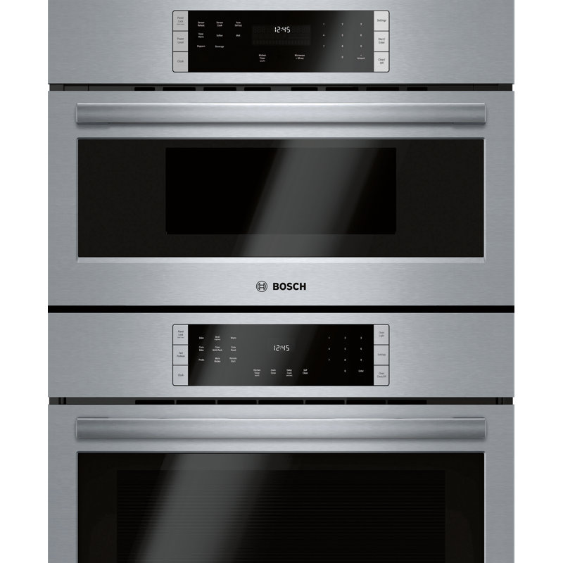 800 Series 30" Self-Cleaning Convection Electric Wall Oven with Built-in Microwave