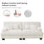 Canapé, ensemble de salon, canapé Cloud, canapé en L, tissu chenille-125370347