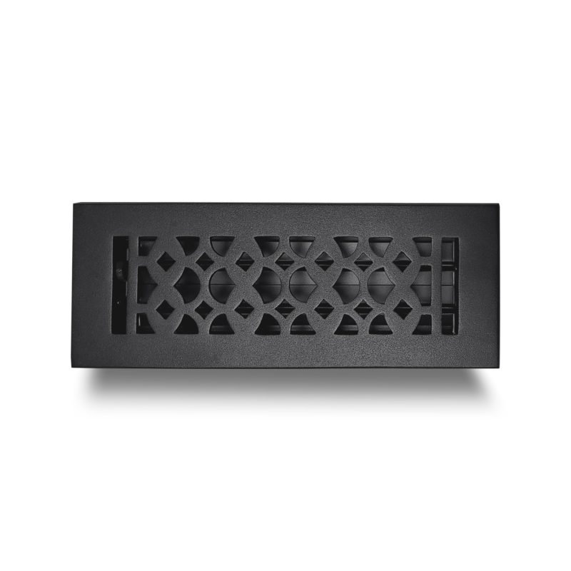 Grille en métal, Noir