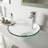 Giovanni Giovanni 6" H Round Glass Vessel Bathroom Sink with 12" H Faucet-99535954-99535948