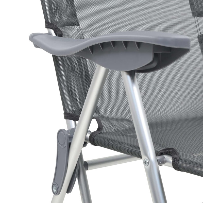 Ayvan Fabric Camping / Beach Folding Chair Folding Chair Set, Grey
