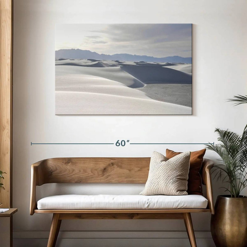 Alvord White Sands, Nouveau-Mexique, H 30 po x l 45 po