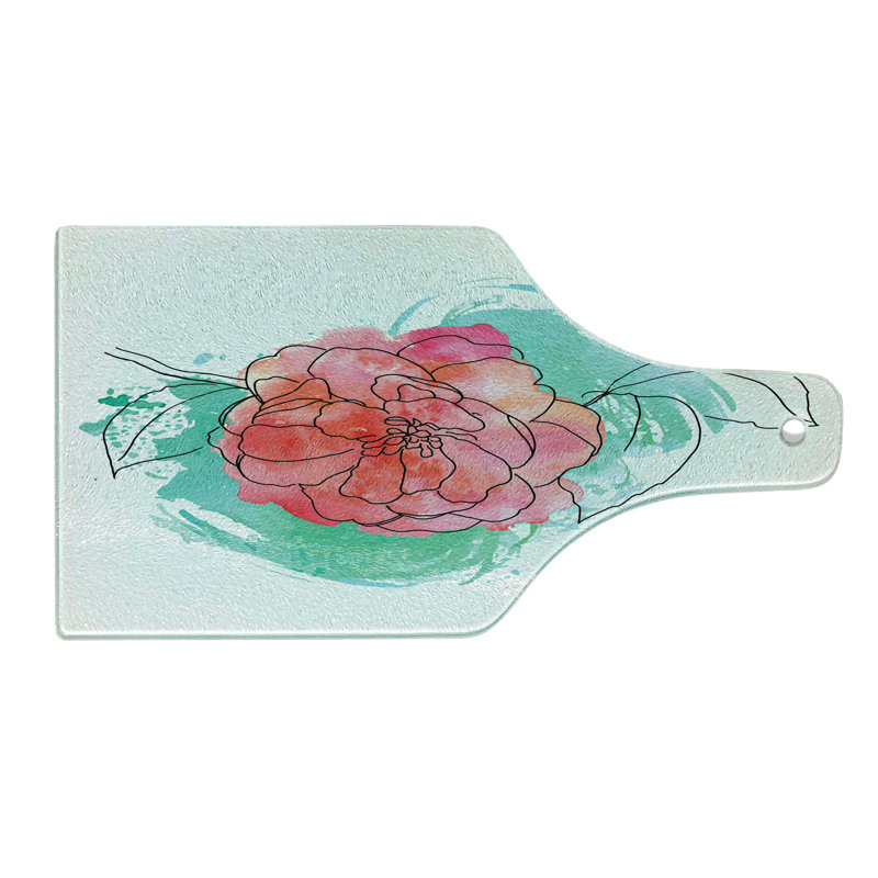 Planche à découper en verre trempé Ambesonne