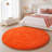 Solid Rug Soft Fluffy Orange Indoor Area Rug for Living Room Bedroom Nursery Kids Room-805677152-805677176