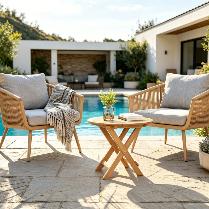 Patio Foldable Side Table Coffee Table