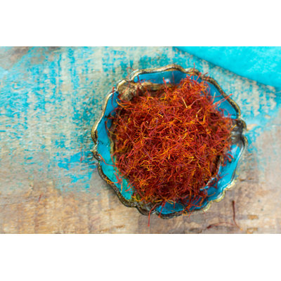 " Red Dried Saffron Spice " by Barmalini