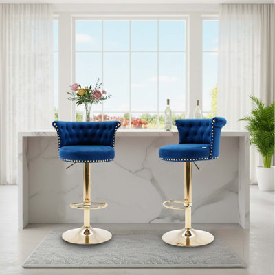 Ensemble de 2 tabourets de bar Modern Glam Modern
