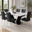 Keasya 18.3" H Faux Leather Upholstered Modern Dining Chairs-30660778-31309523