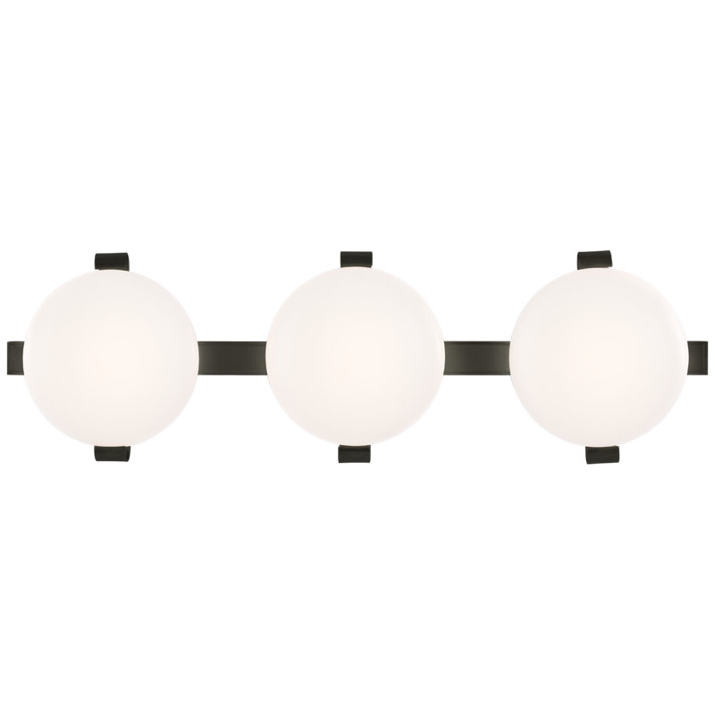 Marisol 3 - Light LED Bath Bar, Gun Metal