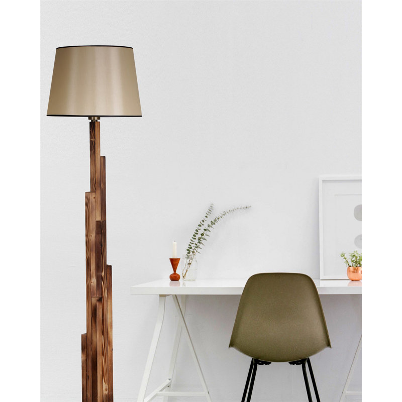 Providence 165cm Matte Novelty Floor Lamp, Light Beige