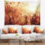 Tapisserie «Brown Shade Flowers in Sunshine»-28488468