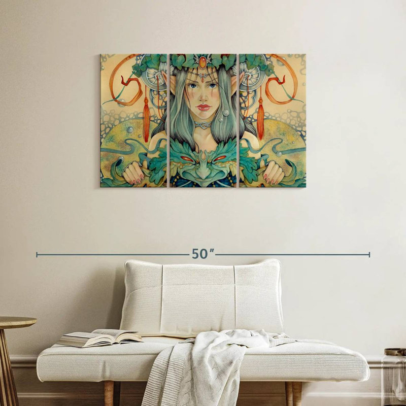 Leisha Calypso, 24" H x 38" W