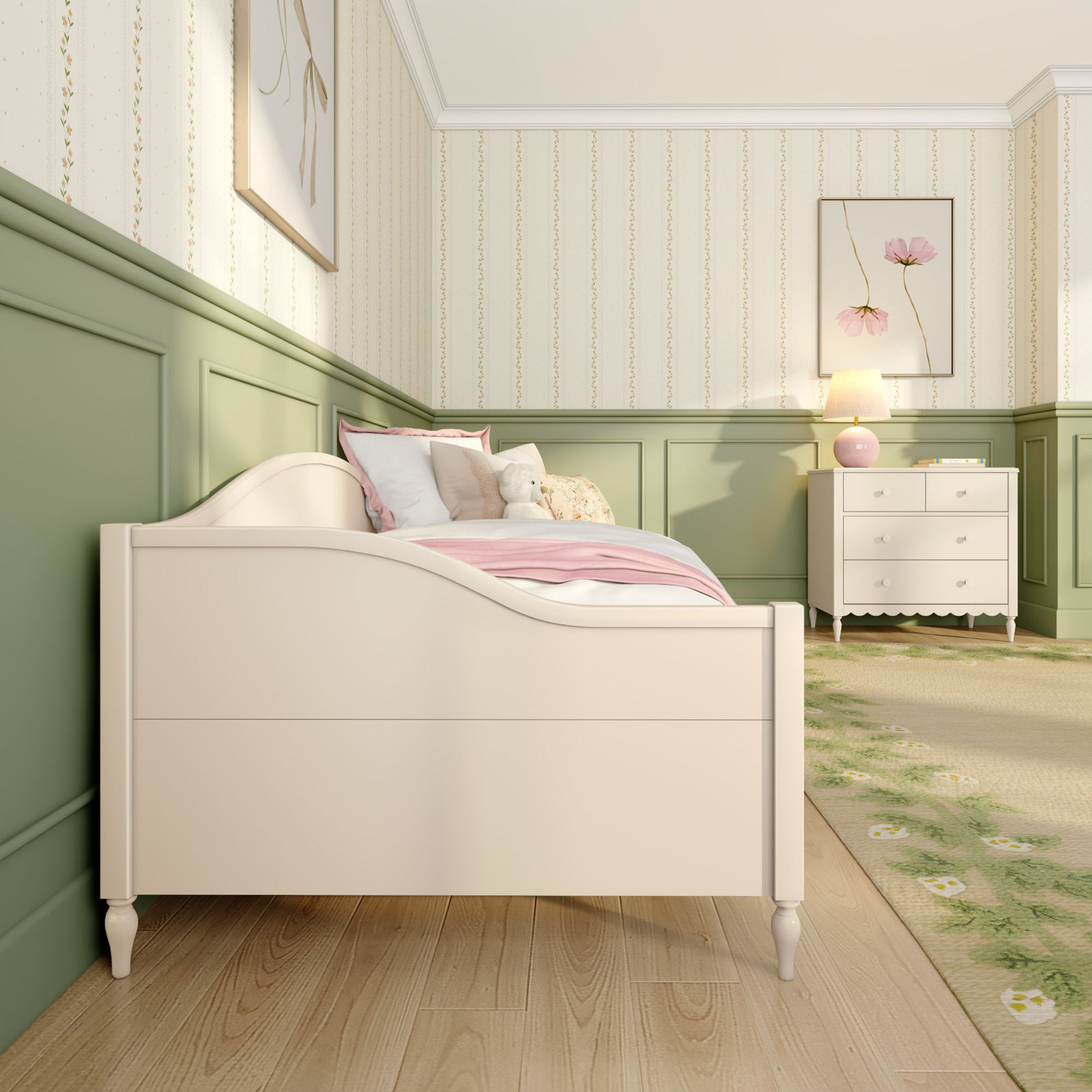 Charlotte Day Bed, Linen White
